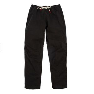 Topo Designs Dirt Pant in Black